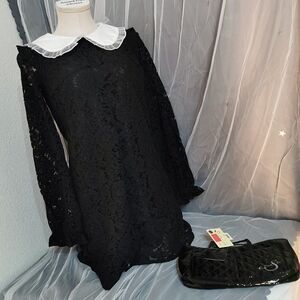 MA*RS Black Dress Lolita Jirai Kei Harajuku Lolita Mars Goth Landmine Gal Gyaru
